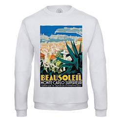 Fabulous Sweatshirt für Männer Monte Carlo Monaco Poster Vintage Reisen Art Deco Art Deco 30's von Fabulous