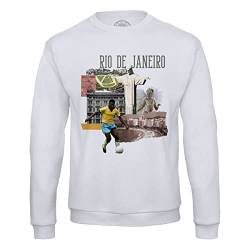 Fabulous Sweatshirt für Männer Rio de Janeiro Vintage Collage Brasilien Reisen Fussball Karneval von Fabulous