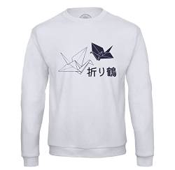 Sweatshirt für Männer Origami Papierskulptur Kunst Japan Asien Kultur von Fabulous