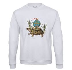 Sweatshirt für Männer Vaisseau Tortue Collage Kunst Surrealismus Jules Verne Fantastisch von Fabulous