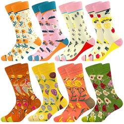 Facefuture Bunte Sock Damen Lustige Socken Mädchen Strümpfe Funny Socks 8 Paar(808) von Facefuture