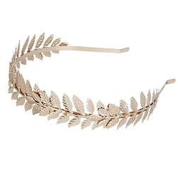 Europäisches Stirnband Metallisches Silber Blätter Asthaar Niedliches Dress Up von FackLOxc