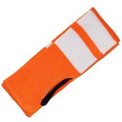 FackLOxc Angelrutenschutz-Handschuhe, Angelwerkzeug, Angelruten-Hülse, Rutenabdeckung, elastische Angelrutensocke für Fischrutenschutz, elastische Angelrutenabdeckung, Orange von FackLOxc