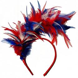 Flapper-Feder-Stirnband, Feder-Stirnband, Burlesque-Kopfbedeckung mit Federn, Flapper-Kopfschmuck, Mardi Gras, Burlesque-Kopfschmuck für Damen von FackLOxc