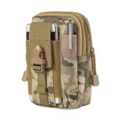 Gürteltasche für Handy mit Gürtelclip Kartenhalter Tasche für Männer Vintage Karten Werkzeuge Organizer Gürteltasche für Männer, Cp Camouflage Withou von FackLOxc