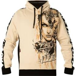 Fact of Life Hoody Wolf Blood SH-14 Sand Dollar Beige, L von Fact of Life