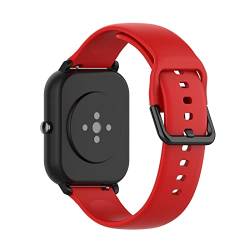 Ersatzbänder Kompatibel mit Amazfit Bip Armband für Damen Herren, Verstellbare Weiches Silikon Sport Ersatzarmband Sportarmband für Amazfit Bip, A6 von Factorys