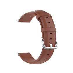 Factorys Leder Uhrenarmbänder Kompatibel mit Pebble 2 Armband für Damen Herren, 22mm Uhrenarmband Smart Watch Lederarmband für Pebble 2 von Factorys