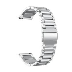 Factorys Metall Armband 20mm Kompatibel mit Pebble Time Round Large für Herren Damen, Edelstahl Ersatzarmband Uhrenarmband für Pebble Time Round Large von Factorys