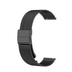Metall Armband 20mm Kompatibel mit Amazfit GTS 2 für Herren Damen, Edelstahl Masche Metall Ersatzarmband Uhrenarmband für Amazfit GTS 2 von Factorys