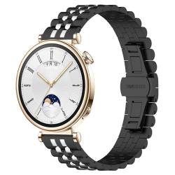 Metall Armband Kompatibel mit Huawei Watch GT 4 46mm für Herren Damen, Edelstahl Ersatzarmband Uhrenarmband für Huawei Watch GT 4 46mm, HW8 von Factorys