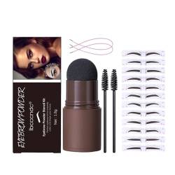 Augenbrauen-Schablonen-Set | Wasserfestes Augenbrauen-Stempelset - Wiederverwendbares Augenbrauen-Schablonen-Formungsset, Geschenk für Frauen, Mutter, Freundin, Make-up-Liebhaber von Facynde