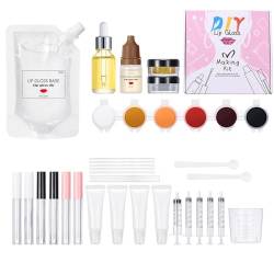 DIY-Lipgloss-Herstellungsset mit Hochwertigen Inhaltsstoffen Machen Sie Ihren Eigenen Lipgloss, Lustiges Make-up-Geschenk Für Frauen von Facynde