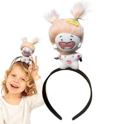 Facynde Plüsch-Puppen-Stirnband, Puppen-Haarreif, Plüsch-Sternbild-Puppen-Haarband, Plüschpuppen-Kopfschmuck, Haarschmuck für Mädchen, Kinder, Kinder von Facynde