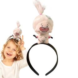 Facynde Puppenhaarband, Plüschpuppenstirnband | Haarreif mit Sternbild-Plüsch-Haarband | Tragbare Puppenhaar-Stirnbänder, Haarschmuck, Plüschpuppen-Kopfschmuck für Kinder von Facynde