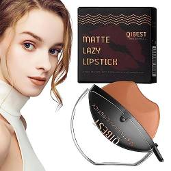 Lazy Velvet Matte Lippenstift,Lazy Quick Lippenstift-Make-up - Wischfester Lippenstift Lazy Lip Makeup Wasserdichter, hochpigmentierter, langlebiger, lippenförmiger Lippenstift als Geschenk Facynde von Facynde