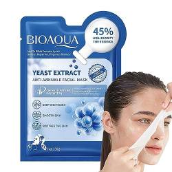 Straffende Maske - Aufhellende Bifid-Hefe-Gesichtsmaske für Frauen - Beruhigende und aufhellende Maske, geeignet für alle Hauttypen, empfindliche, trockene und fettige Haut Facynde von Facynde
