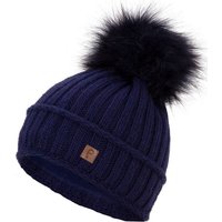 Faera Bommelmütze Gefütterte Wintermütze Damen Herren Mütze Beanie Haube Strickmütze von Faera