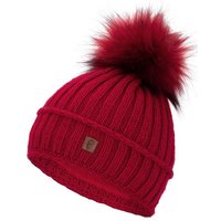 Faera Bommelmütze Gefütterte Wintermütze Damen Herren Mütze Beanie Haube Strickmütze von Faera