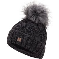 Faera Bommelmütze Gefütterte Wintermütze Damen Herren Winter Beanie Haube Strickmütze von Faera