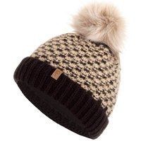 Faera Bommelmütze Wintermütze Damen Herren Beanie Mütze Haube gefüttert Strickmütze Bommelmütze von Faera