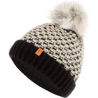 Faera Bommelmütze Wintermütze Damen Herren Beanie Mütze Haube gefüttert Strickmütze Bommelmütze von Faera