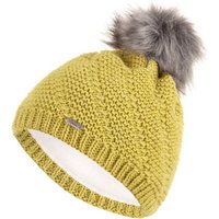 Faera Bommelmütze Wintermütze Damen Mütze Beanie Winter Haube gefüttert Strickmütze von Faera