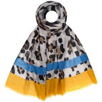 Faera Modeschal, Damen Schal Leoparden Safari Muster weich und leicht von Faera