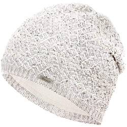 Faera Wintermütze Mütze Damen Pailletten warm gefüttert Wintermütze Mädchen Frauen Fleecefutter Winter Strickmütze Beanie, Farbe:Weiß von Faera