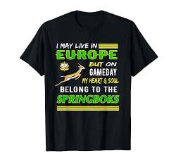 European Springbok Bokke South Africa Rugby Fan T-Shirt von Faf Challenge