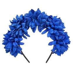 Elegante Stirnbänder mit weichem Stoff Blume Kopfschmuck Mädchen Blume Haarbänder Haarschmuck für Hochzeit Party Cosplay Haarschmuck für den Alltag von Fahoujs