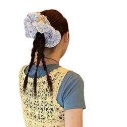 Elegantes Haar-Accessoire, großer Haargummi für Damen, Haar-Halter, perfekt für modische individuelle Haargummis von Fahoujs