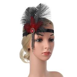 Ethnisches Stirnband mit Federdekor, einzigartiger Haarreifen für Damen, Braut, Hochzeit, Party, Fotografieren, Stirnband, ethnische Stirnbänder für Frauen von Fahoujs