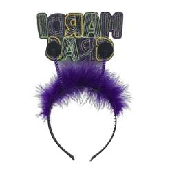 Feder-Stirnbänder, Cosplay, handgefertigt, Kopfbedeckung für Damen, Maskerade, Kopfschmuck, Mardi Art Decros, Fascinator, Stirnbänder von Fahoujs