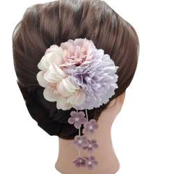 Künstliche Hortensien-Blumen-Haarspange, Fransen, Essstäbchen, Haarnadel für weibliche chinesische Kostüme, dekoratives Haarstyling-Werkzeug, Haarspange für Party von Fahoujs