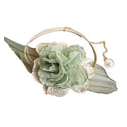 Mädchen-Haarband mit Blume, multifunktional, Haushaltsdekoration, Ornament für Erwachsene, weibliche Mädchen, Kopfdekoration, Haarschmuck von Fahoujs