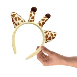 Schöne Stirnbänder für Damen, Make-up und Waschgesicht, Plüsch-Giraffen-Stirnband, elastisches Haarband für Damen, Mädchen, Hautpflege, Stirnband, Giraffenhaarband, Giraffen-Stirnband, von Fahoujs