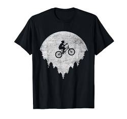 Fahrrad T-Shirt Vollmond BMX Sprung Künstler Biker Bike Rad von Fahrradfahrer Biker Rad Shirts