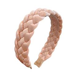 andifangqi Haarspange, dekoratives Haarband gezahntes Kunststoffgeflecht Design Frauen Stirnband für den Alltag Haarreifen von Fairnull
