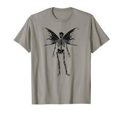 Fairy Grunge Fairycore Ästhetisches Cottagecore Gothic Skelett T-Shirt von Fairy Grunge Fairycore Clothing For Women