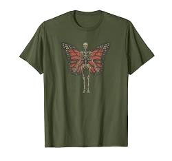 Fairy Grunge Fairycore Ästhetisches Skelett Schmetterling Y2K T-Shirt von Fairy Grunge Fairycore Clothing For Women