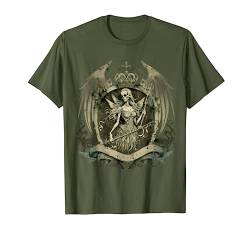 Fairy Grunge Fairycore Ästhetisches Skelett Schmetterling grün T-Shirt von Fairy Grunge Fairycore Clothing For Women
