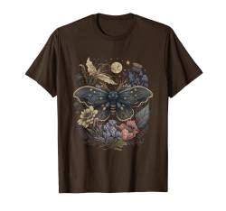 Fairy Grunge Fairycore Aesthetic Cottagecore Butterfly Braun T-Shirt von Fairy Grunge Fairycore Clothing For Women