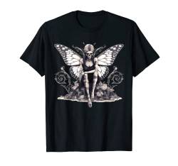 Fairy Grunge Goth Butterfly Skeleton Girl Fairycore T-Shirt von Fairy Grunge Fairycore Clothing For Women