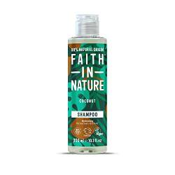Faith In Nature 300ml Natural Coconut Shampoo, Hydrating, Vegan & Cruelty Free, No SLS or Parabens, For Normal to Dry Hair von Faith In Nature