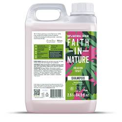 Faith In Nature Natural Dragon Fruit Shampoo, Revitalising, Vegan & Cruelty Free, No SLS or Parabens, for All Hair Types, 2.5L von Faith In Nature