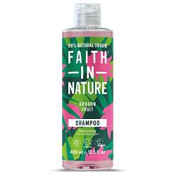 Faith In Nature Natural Dragon Fruit Shampoo, Revitalising, Vegan & Cruelty Free, No SLS or Parabens, for All Hair Types, 400ml von Faith In Nature