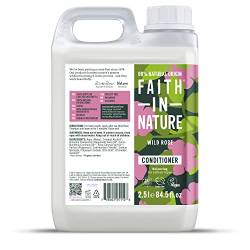 Faith In Nature Natural Wild Rose Conditioner, Restoring, Vegan & Cruelty Free, No SLS or Parabens, For Normal to Dry Hair, 2.5L von Faith In Nature