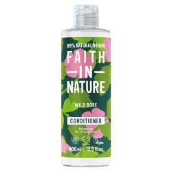Faith In Nature Natural Wild Rose Conditioner, Restoring, Vegan & Cruelty Free, No SLS or Parabens, For Normal to Dry Hair, 400ml von Faith In Nature