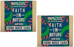 Faith in Nature Aloe Vera Pure Veg Seife, 2 Stück von Faith In Nature